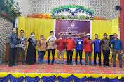 KIP Aceh Singkil Dan Pengurus Parpol Ikuti Peluncuran Pemungutan Suara Pemilu 2024