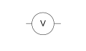 Voltmeter Symbol