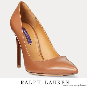 Kate wore pointed-toe stilettos from Ralph Lauren