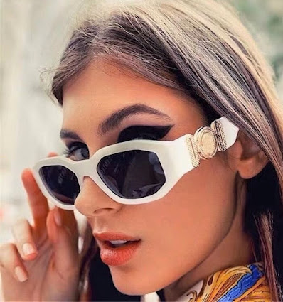 White VERSACE Sunglasses For Women and Men