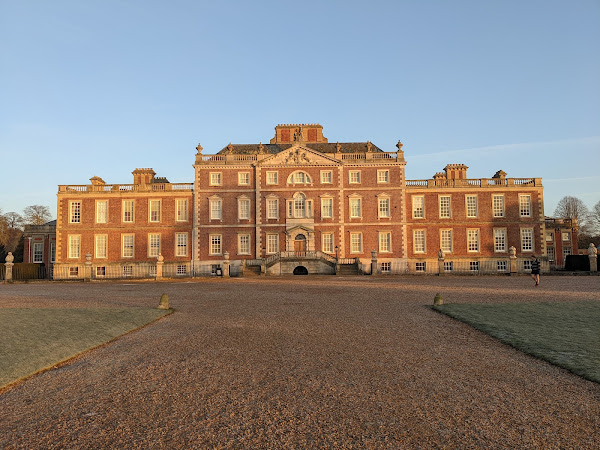 Wimpole Hall from the front