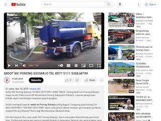 Gambar screenshot YouTube: Jasa sedot WC Porong Sidoarjo