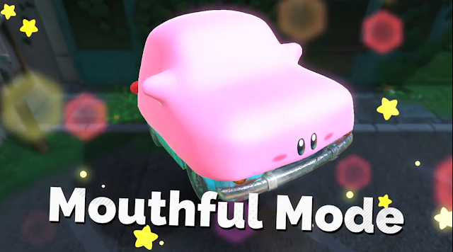 Kirby and the Forgotten Land Mouthful Mode Car Mouth