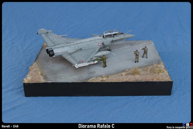 Diorama pour un Rafale C.