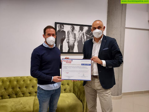 Fundación Carreras dona 100.000 euros al Cabildo de la Palma