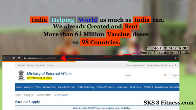 India Gives Vaccines to World