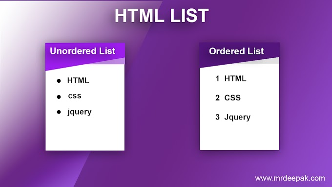 What is List Tag in HTML