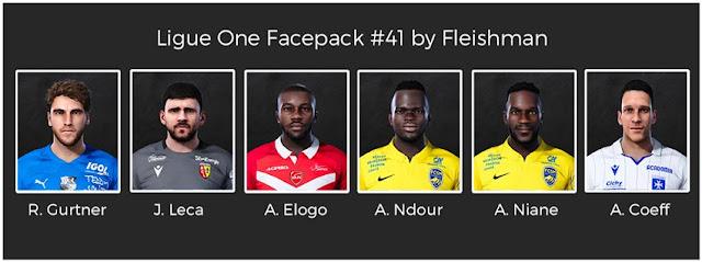 Ligue 1 Facepack #41 For eFootball PES 2021