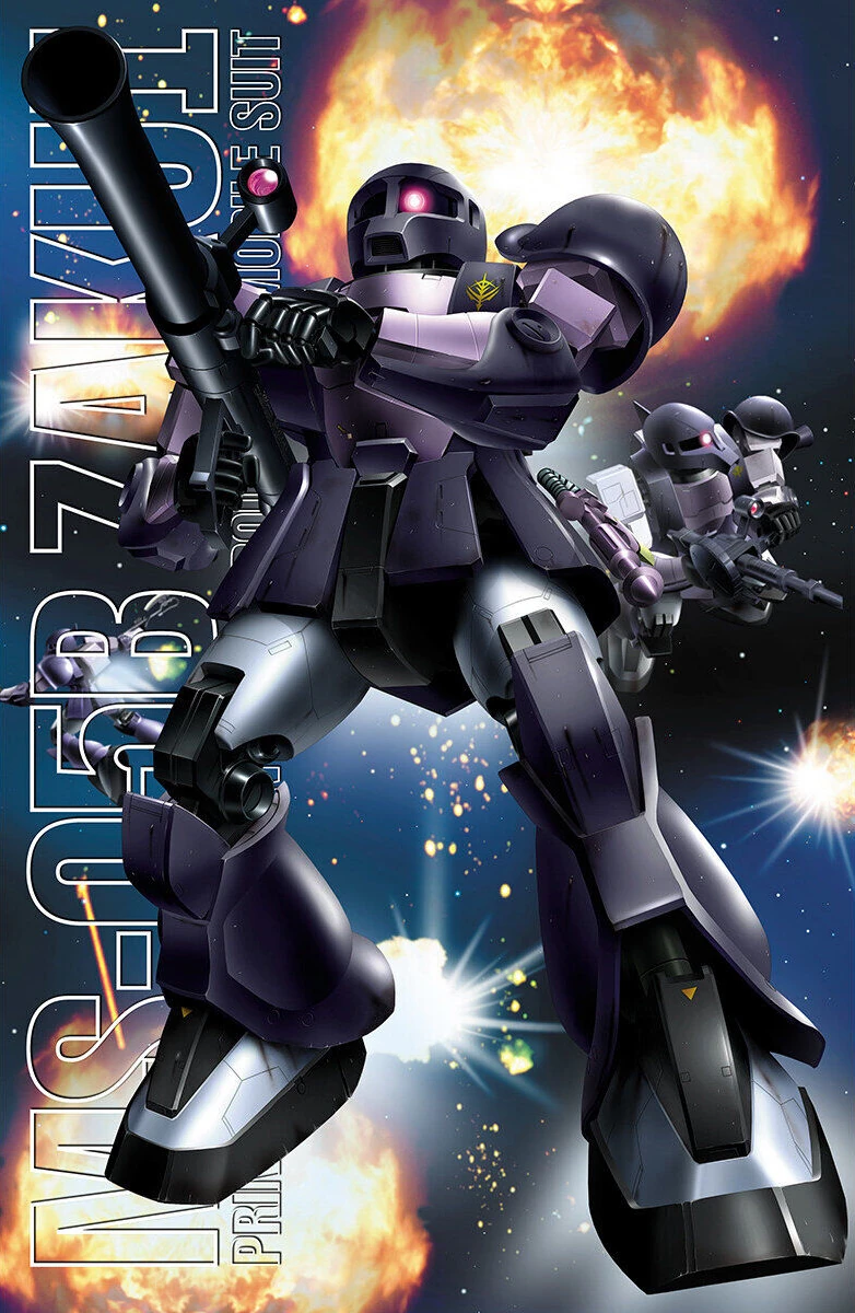 MG 1/100  MS-05B ZAKU I (BLACK TRI-STARS TYPE) - 01