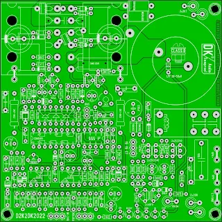 2000W Class D Amplifier D2K2NEW22 PCB Layout