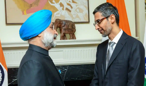 Sundar Pichai (Google CEO) has been honoured with Padma Bhushan Award