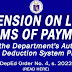 Extension of Loan Terms of Payment Under the Department's Automatic Payroll Deduction System Program (DO 4, s. 2022)