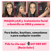 Maquillaje y tratamiento facial a domicilio en Oria y comarca.