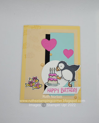 stampin up, party puffins