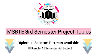 MSBTE Electronic Engineering 3rd Semester Micro Project Topics For All Subjects | MSBTE Projects | Diploma I Scheme Projects Available FREE