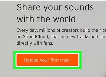 كيفية تحميل أغنية في SoundCloud؟