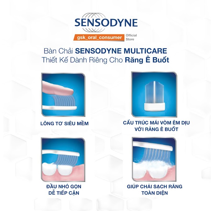 Mall Shop [ gsk_oral_consumer ] Bàn chải đánh răng Sensodyne Multicare Soft