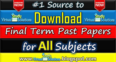 Final Term Past Papers