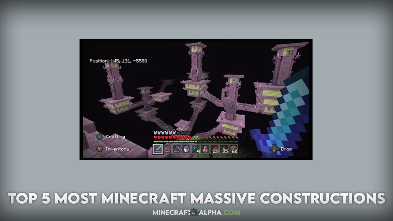Top 5 Most Minecraft Massive Constructions