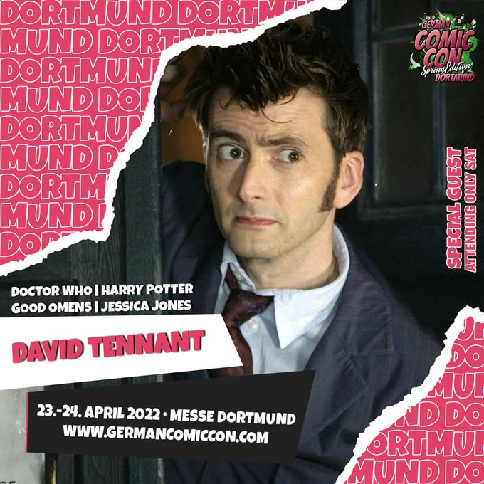 David Tennant - German Comic Con fan convention, Dortmund, Germany - Saturday 23rd April 2022