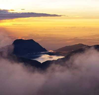 Danau Gunung Tujuh Gunung Kerinci - Foto Instagram panoramakerinci