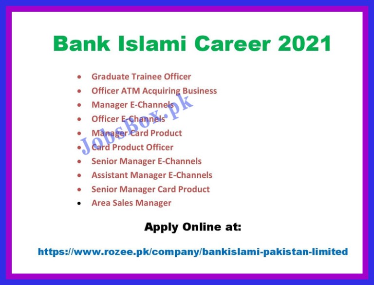 http://bankislami.rozee.pk - Bank Islami Jobs 2021 in Pakistan