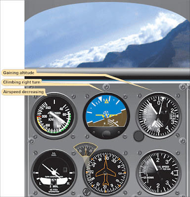 Unusual Attitudes and Recoveries of Airplane Basic Flight Maneuvers Using Analog Instrumentation