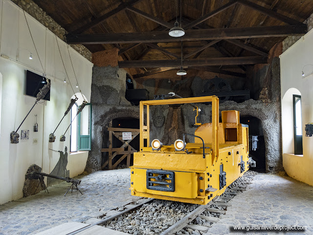 Maquinaria en Museo Minero Riotinto, por El Guisante Verde Project