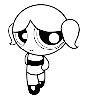 Powerpuff Girls coloring page-  Bubbles
