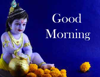 Lord Krishna Good Morning