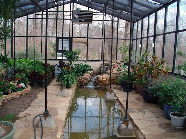 Kolam natural aviary