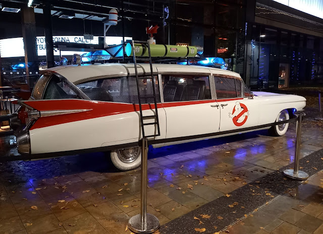 Ecto-1 at The Light cinema in Stockport