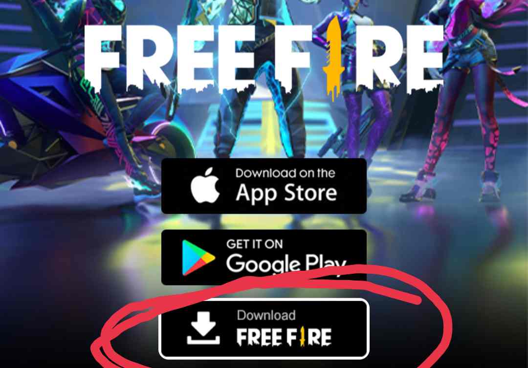 How to download free fire from official website.