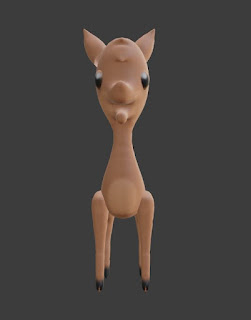 Cute Deer rigged free 3d models