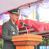 Dandim 0305/Pasaman ,Letkol Arh Budi Prasetya S.T,, Pimpin upacara Hut TNI ke 79 di Halaman Kantor Bupati Pasaman