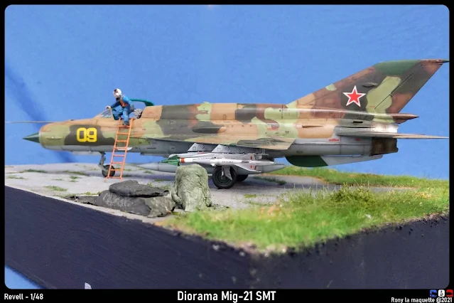 Diorama Mig-21 SMT.