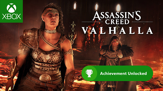 assassin's creed valhalla dawn of ragnarök dlc expansion xbox achievements list 2020 action role-playing game ubisoft google stadia pc playstation ps4 ps5 xb1 x1 xsx