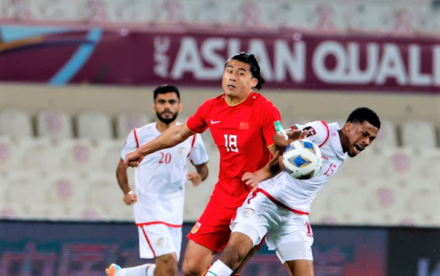 ملخص اهداف مباراة عمان والصين (1-1) تصفيات كاس العالم