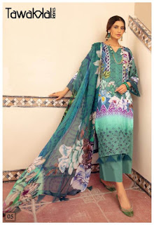 Tawakkal Zaafira Cotton Pakistani dress material catalog