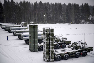 Russian city skies guarded by S-400 missiles