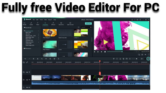 video editor for pc free download