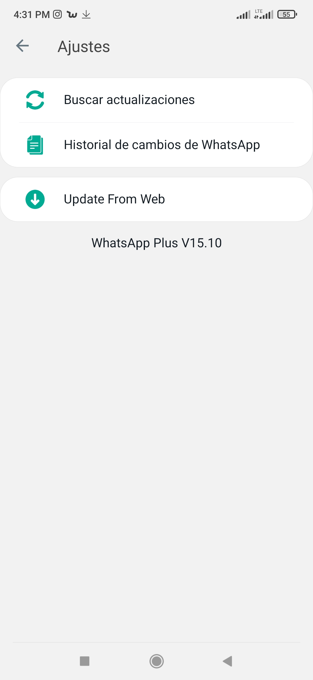 Descargar WhatsApp plus 15.10