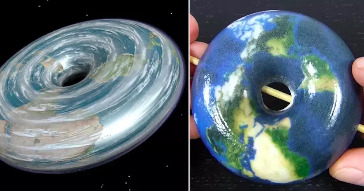 Flat Earth Society Member Rebels And Says The Earth Is Not Flat But Shaped Like A Doughnut