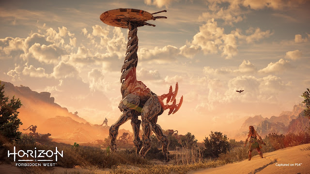 الكشف عن أول صور نسخة PS4 للعبة Horizon Forbidden West ، تحفة بصرية فعلا..