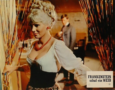 Frankenstein Created Woman, Lobby Card, Germany, Susan Denberg