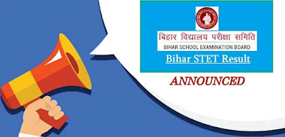 BSEB Bihar STET 2019 Result