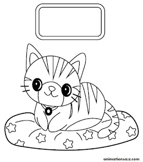 add your name or text cute animals coloring pages