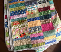 scrappy strip quilt