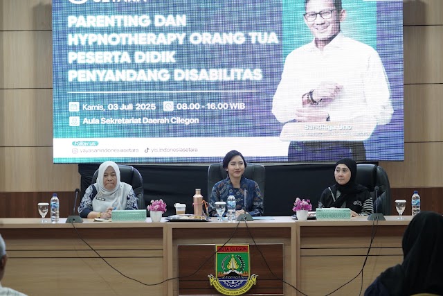 Orang Tua dengan Anak Disabilitas di Kota Cilegon Diberi Ilmu Parenting dan Hypnoterapy