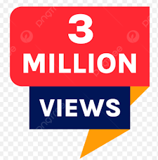 THANK YOU! 3 MILLION PLUS VIEWS!